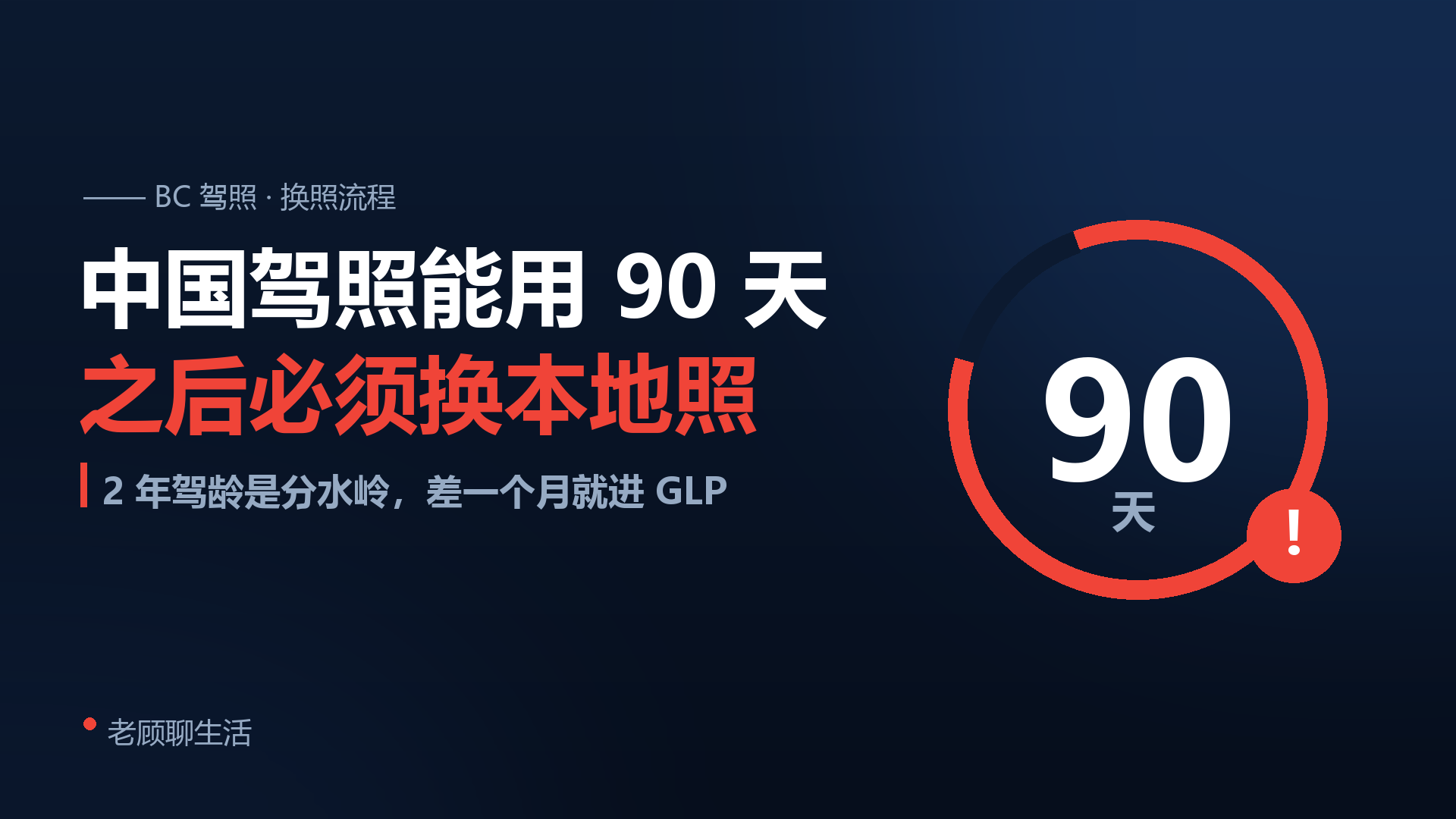 BC 驾照：中国驾照能用 90 天